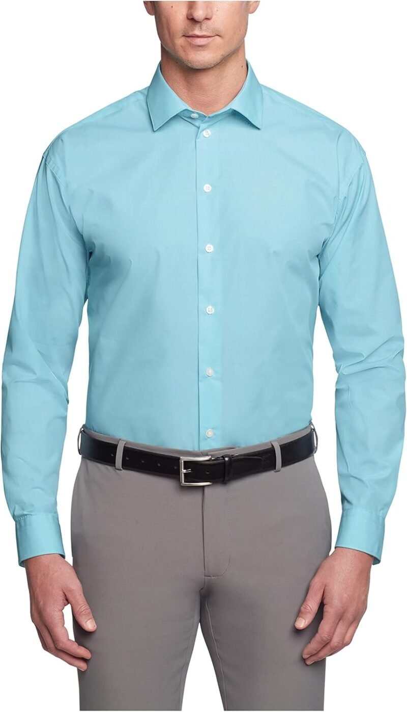 Men's Regular Fit Solid Dress Shirt - Amazon Exclusive