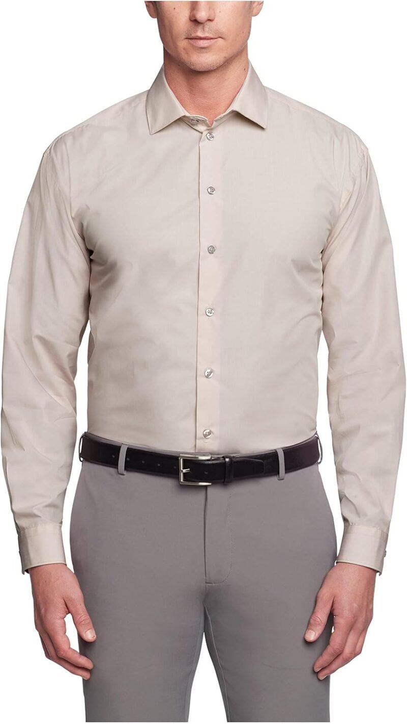 Men's Regular Fit Solid Dress Shirt - Amazon Exclusive