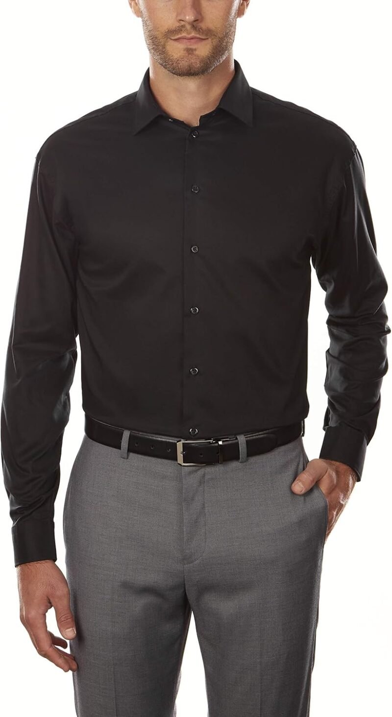 Men's Regular Fit Solid Dress Shirt - Amazon Exclusive